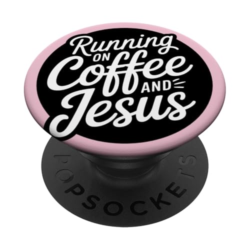 Kaffee Jesus Pink PopSockets Klebender PopGrip Kaffee Jesus Pink PopSockets Klebender PopGrip von Kaffee Jesus Pink