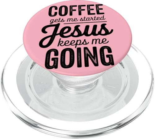 Kaffee Jesus Pink PopSockets PopGrip für MagSafe Kaffee Jesus Pink PopSockets PopGrip für MagSafe von Kaffee Jesus Pink
