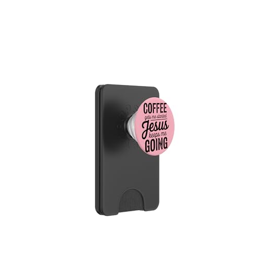 Kaffee Jesus Pink PopSockets PopWallet für MagSafe Kaffee Jesus Pink PopSockets PopWallet für MagSafe von Kaffee Jesus Pink