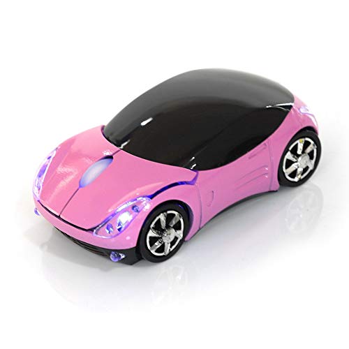 2.4G Wireless Maus für Kinder, Auto Design, 1600DPI Optische Maus mit USB Empfänger, für Mac/ME/Windows PC/Tablet Gaming Office von Kafuty