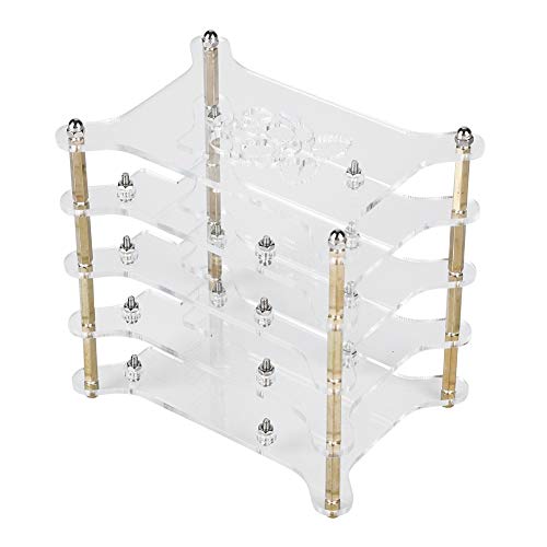 Kafuty 4 Schichten Transparent Acryl Case Shelf Stack robuste Shell Box Für Raspberry Pi 3/2 B und B + von Kafuty