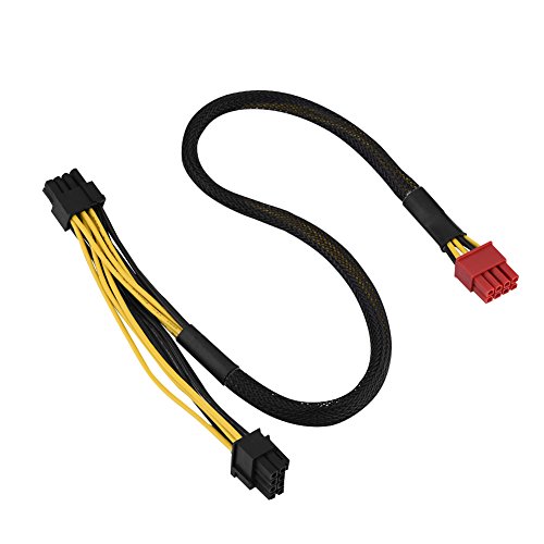 Kafuty 50 cm 8-Pin zu Dual 8-Pin PCI Express Grafikkarte Strom Versorgung Kabel geeignet für die NP-Serie, die TP-Serie und die ECO-Serie, mit Langlebig und Stabil Material für Antec von Kafuty