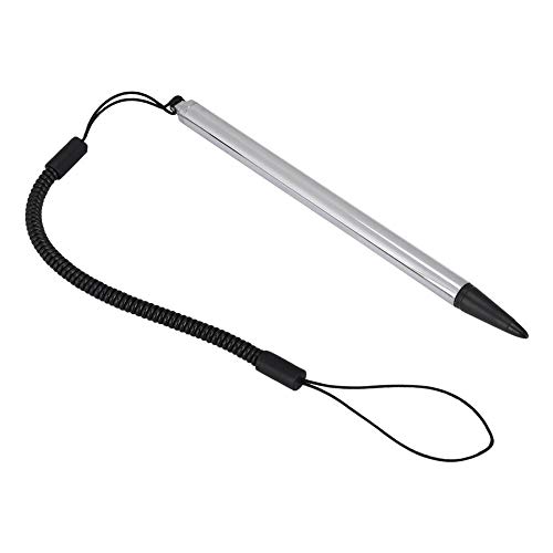Kafuty Universal Touch Pen, Schwarz/Silber/Rot Resistiver Stift POS PDA Navigator Tablet Bildschirm Touch Painting Pen mit hängendem Federseil(Silber) von Kafuty