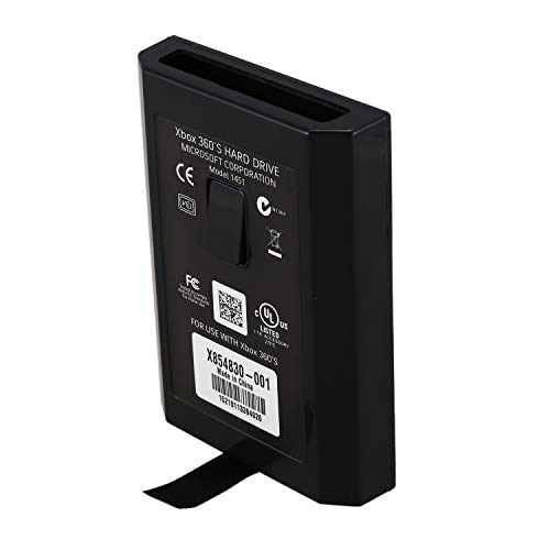 Kahdsvby 250 GB Festplatte schwarz für 360 XBOX360 Slim HDD von Kahdsvby