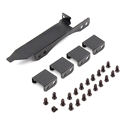 Kahdsvby 3 Lüfterhalterungs-Rack-PCI-Steckplatz-Halterung für Grafikkarte mit Unterstützung 90 mm/120 mm Lüfterhalterungs-Set mit Lüfter 24BB Lüfterhalterung von Kahdsvby