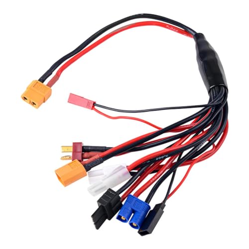 Kahdsvby 8 in 1 RC Lipo Batterieladegerät Splitterkabel Adapter Steckverbinder XT60 Stecker zu JST T Stecker XT60 EC3 Futabas Tamiyas Kahdsvby 8 in 1 RC Lipo Batterieladegerät Splitterkabel Adapter Steckverbinder XT60 Stecker zu JST T Stecker XT60 EC3 Futabas Tamiyas von Kahdsvby