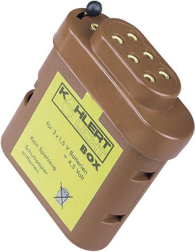 Kahlert Licht 60897 Batteriebox mit Anschlussbuchse 4.5V Kahlert Licht 60897 Batteriebox mit Anschlussbuchse 4.5V von Kahlert Licht