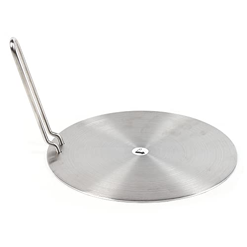 Kaichenyt Induktions Adapterplatte für Induktionsherde, Universal Edelstahl Hitzverteiler mit Abnehmbar Griff Induktionsherd Hitzeverteiler 24CM Kaichenyt Induktions Adapterplatte für Induktionsherde, Universal Edelstahl Hitzverteiler mit Abnehmbar Griff Induktionsherd Hitzeverteiler 24CM von Kaichenyt