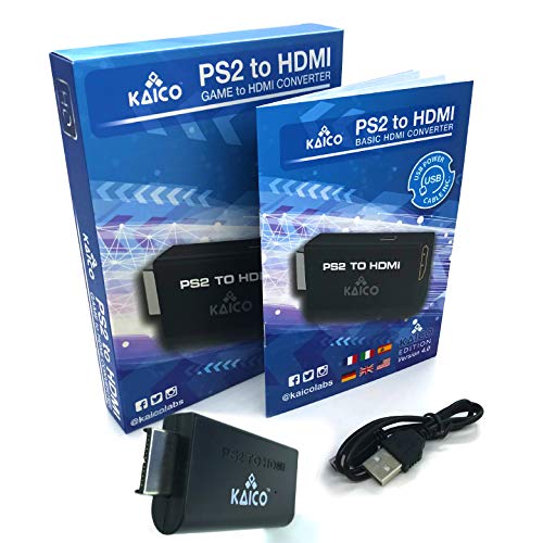 Kaico Edition HDMI Adapter Compatible with Playstation 2- Plug and Play Component to PS2 HDMI Converter Adaptor- Play Retro Games on Modern TV Kaico Edition HDMI Adapter Compatible with Playstation 2- Plug and Play Component to PS2 HDMI Converter Adaptor- Play Retro Games on Modern TV von Kaico