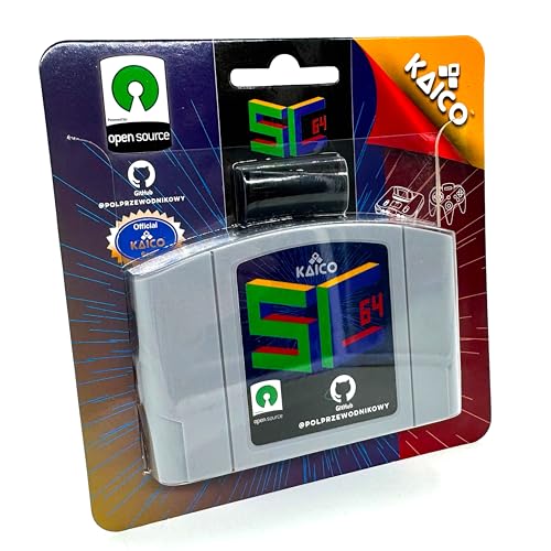 Kaico Edition SummerCart64 Open Source N64 Flash Cart with 64DD Support and Full N64 Compatibility - EverDrive x7 Competitor - N64 Compatible Game Cartridge with 8GB Micro SD card - SC64 Summer Cart Kaico Edition SummerCart64 Open Source N64 Flash Cart with 64DD Support and Full N64 Compatibility - EverDrive x7 Competitor - N64 Compatible Game Cartridge with 8GB Micro SD card - SC64 Summer Cart von Kaico