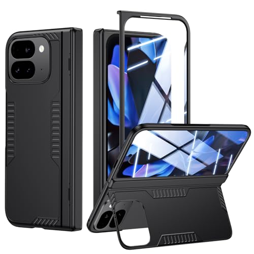 Kaiiecal Schutzhülle für Google Pixel-9-Pro: Schlankes Scharnier, robuster Ständer mit Displayschutzfolie, Ganzkörper-weiche Schutzhülle für Pixel 9Pro Fold 2024, Schwarz Kaiiecal Schutzhülle für Google Pixel-9-Pro: Schlankes Scharnier, robuster Ständer mit Displayschutzfolie, Ganzkörper-weiche Schutzhülle für Pixel 9Pro Fold 2024, Schwarz von Kaiiecal