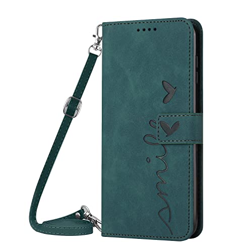 Kainevy Für Samsung Galaxy A21s Hülle mit Band und Tasche Leder Schwarz Dauerhaft Zubehör Handyhülle Samsung A21s Hülle Brieftasche Schnalle Flip Desidn Schutzhülle für Frauen Männer (braun(1)) von Kainevy