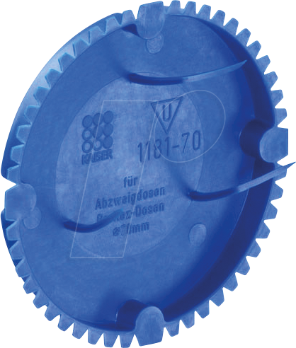 KAISER 1181-70 - Unterputz Signaldeckel, für Einbauöffnung Ø 70 mm von Kaiser