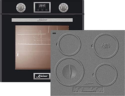 Kaiser Backofen-Set EH 6326 SP + KCT 6705 I HERD, Elektro Backofen, Autark, 79L, Selbstreinigung, Drehspieß, 10 Funktionen,+Einbau Herd, 4 Kochzonen, Design des Gusseisen-Kochfeldes, ohne Rahmen Kaiser Backofen-Set EH 6326 SP + KCT 6705 I HERD, Elektro Backofen, Autark, 79L, Selbstreinigung, Drehspieß, 10 Funktionen,+Einbau Herd, 4 Kochzonen, Design des Gusseisen-Kochfeldes, ohne Rahmen von Kaiser