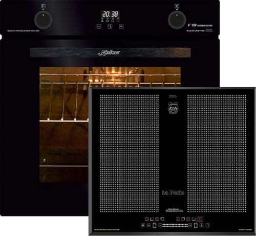 Kaiser Backofen-Set EH 6367 +KCT 67 FI La Perle, Elektro Backofen, 79L, 10Funktionen+Induktionskochfeld 60 cm von Kaiser