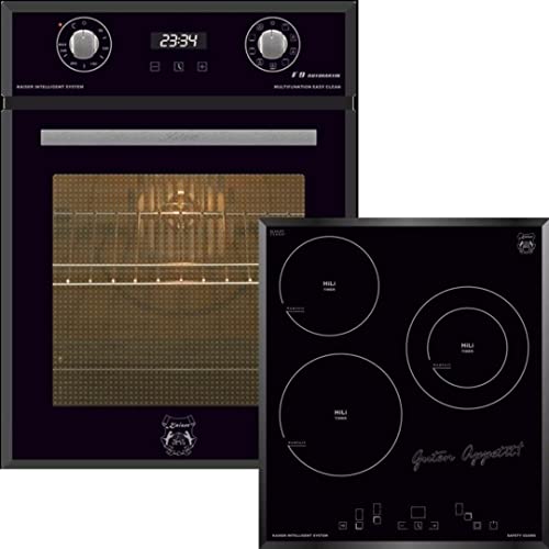 Kaiser Backofen-Set EH4747 + KCT 4745 F, Einbaubackofen 45 cm, Autark, 50 L,9 Funktionen,Easy clean-Emaille + 45 cm, Schwarz Glas, Facette, Restwärmeanzeige, Funktionsdisplay Einbau Herd Kaiser Backofen-Set EH4747 + KCT 4745 F, Einbaubackofen 45 cm, Autark, 50 L,9 Funktionen,Easy clean-Emaille + 45 cm, Schwarz Glas, Facette, Restwärmeanzeige, Funktionsdisplay Einbau Herd von Kaiser