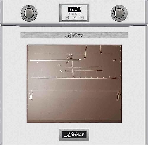 Kaiser EG 6374 W Einbau Gasbackofen Autark/ 79L/ Gas Backofen/Umluft Unterhitze Grill Drehspieß/Einbaubackofen, Weißglas/Gas Herd mit Selbstreinigung/Gas-Control/Erdgas und Propangas Kaiser EG 6374 W Einbau Gasbackofen Autark/ 79L/ Gas Backofen/Umluft Unterhitze Grill Drehspieß/Einbaubackofen, Weißglas/Gas Herd mit Selbstreinigung/Gas-Control/Erdgas und Propangas von Kaiser
