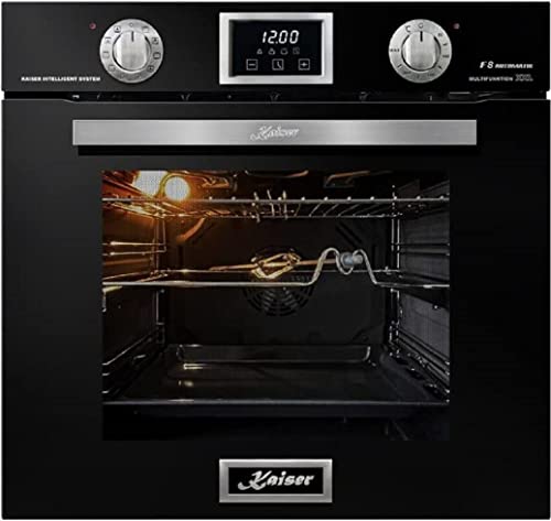 Kaiser Einbau Elektrobackofen EH 6326 Sp Backofen Autark 79L | Katalytische Selbstreinigung | 10 Funktionen | Elektrischer Drehspieß | Heißluftsystem | Infrarotgrill | Schwarzes Spiegelglas Kaiser Einbau Elektrobackofen EH 6326 Sp Backofen Autark 79L | Katalytische Selbstreinigung | 10 Funktionen | Elektrischer Drehspieß | Heißluftsystem | Infrarotgrill | Schwarzes Spiegelglas von Kaiser