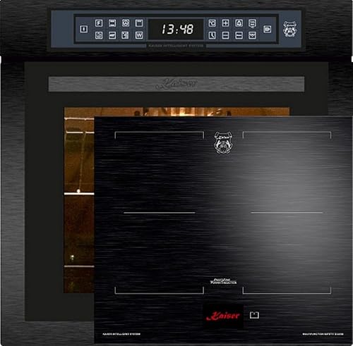 Kaiser Einbaubackofen EH 6306 RS + KCT 6140 FI, Schwarzes Stahl,79L + Induktionskochfeld 60 cm FREE ZONE mit 2 FLEX Induktions-Zonen TFT Display Kaiser Einbaubackofen EH 6306 RS + KCT 6140 FI, Schwarzes Stahl,79L + Induktionskochfeld 60 cm FREE ZONE mit 2 FLEX Induktions-Zonen TFT Display von Kaiser