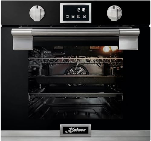 Kaiser Einbaubackofen EH 6338 s, Einbau Backofen, Pyrolyse Backofen, 11 Funktionen Schwarz von Kaiser