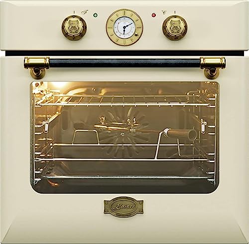 Kaiser Einbaubackofen EH 6432 ElfBE, Retro Elektro-Einbauofen, 68 l, Drehspieß, 10 Funktionen, Pizza-Funktion von Kaiser