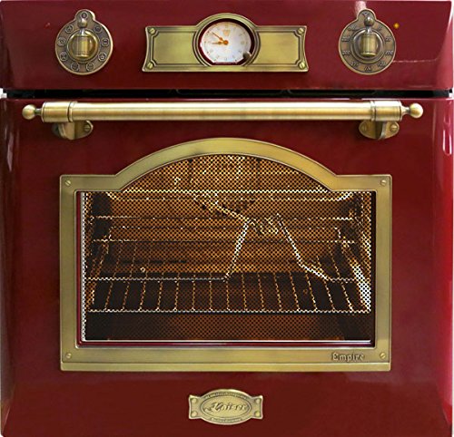 Kaiser Empire EH 6355 Rot Exklusiver Nostalgie Backofen 60 cm Autark • Selbstreinigender Elektrobackofen 67L • Einbau-Backofen mit Drehspieß, Heißluft, Grill • Retro Design mit modern Technologie Kaiser Empire EH 6355 Rot Exklusiver Nostalgie Backofen 60 cm Autark • Selbstreinigender Elektrobackofen 67L • Einbau-Backofen mit Drehspieß, Heißluft, Grill • Retro Design mit modern Technologie von Kaiser