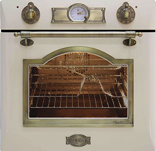 Kaiser Empire EH6355 ElfEm Exklusiver Nostalgie Backofen/Selbstreinigender Elektrobackofen 67L / Backofen Einbau Autark mit Drehspieß/Einbaubackofen/ e Herd/Heißluft, Grill/Herd mit 8 Funktionen von Kaiser