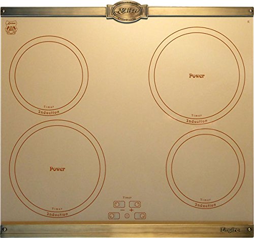 Kaiser Empire Elfenbein KCT 6395 Induktionskochfeld 60 cm/Kochfeld Luxus Herstellers Kaiser/Metallplatten Bronze/4 Kochzonen/Induktion Kochfeld/Einbaukochfeld/PowerBooster von Kaiser