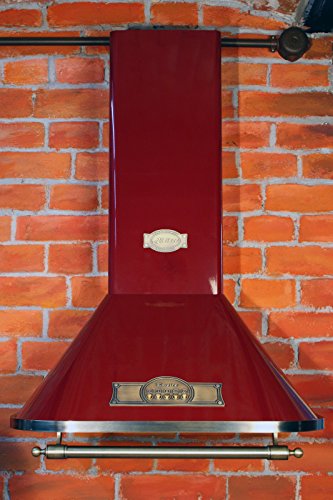 Kaiser Empire Exklusive Designer Dunstabzugshaube 90cm /Wandhaube Kaminhaube Bordeaux – Empire/Griff – Bronze/Abzugshaube / 910m³/h/Esse mit antikem Flair/Inkl.Aktivkohlefilter/Abluft Umluft/ Kaiser Empire Exklusive Designer Dunstabzugshaube 90cm /Wandhaube Kaminhaube Bordeaux – Empire/Griff – Bronze/Abzugshaube / 910m³/h/Esse mit antikem Flair/Inkl.Aktivkohlefilter/Abluft Umluft/ von Kaiser