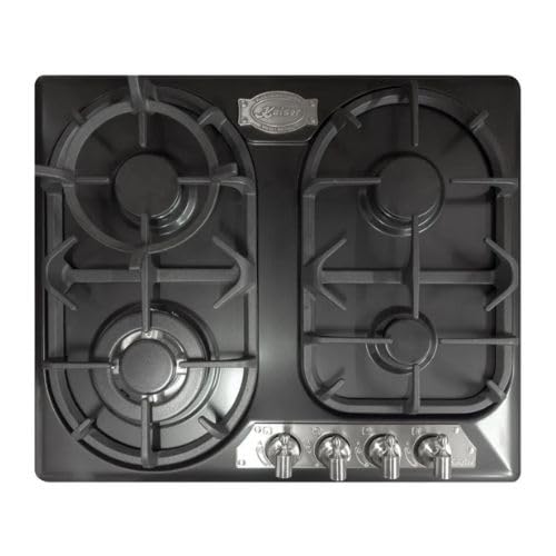 Kaiser Empire KG 6325 Em Sil Turbo Exklusives Gas Kochfeld 60 cm Autark Anthrazit • 4 hochwertigen Brennern • WOK 3,8 kW • Ergonomische Drehknebel • Erdgas und Propangas Kaiser Empire KG 6325 Em Sil Turbo Exklusives Gas Kochfeld 60 cm Autark Anthrazit • 4 hochwertigen Brennern • WOK 3,8 kW • Ergonomische Drehknebel • Erdgas und Propangas von Kaiser