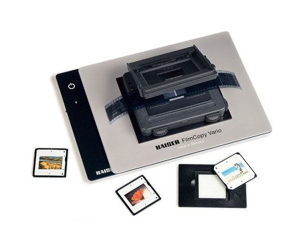 Kaiser FilmCopy Vario Kit, bestehend aus FimCopy Vario 2457 und Leuchtplatte Slimlite Plano 2453 Kaiser FilmCopy Vario Kit, bestehend aus FimCopy Vario 2457 und Leuchtplatte Slimlite Plano 2453 von Kaiser