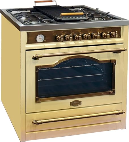 Kaiser Gas-Standherd Empire Kaiser HGE 93555 ElfEm, mit 2-fach-Teleskopauszug, katalytische Selbstreinigung, Retro Gas Elektro Standherd 90 cm Range Coocker Kaiser Gas-Standherd Empire Kaiser HGE 93555 ElfEm, mit 2-fach-Teleskopauszug, katalytische Selbstreinigung, Retro Gas Elektro Standherd 90 cm Range Coocker von Kaiser