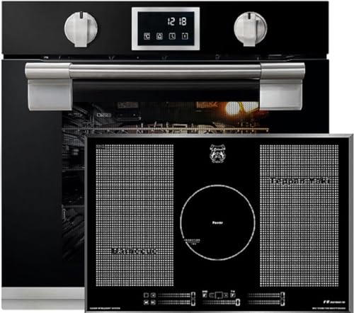 Kaiser Gasherd-Set EH 6338 S + KCT 777 FI, Einbau Backofen, Glastür mit SOFTCLOSE, 11 Funktionen, Temperatursonde, Bratautomatik +Induktionskochfeld 77 cm/Autark von Kaiser