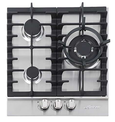 Kaiser Gaskochfeld 45 cm, Edelstahl Autark, Mit Gas Control, Einbau, 3 Hochwertige Brenner 3,8 kW WOK Brenner, Für Erdgas Und Propangas Kaiser Gaskochfeld 45 cm, Edelstahl Autark, Mit Gas Control, Einbau, 3 Hochwertige Brenner 3,8 kW WOK Brenner, Für Erdgas Und Propangas von Kaiser