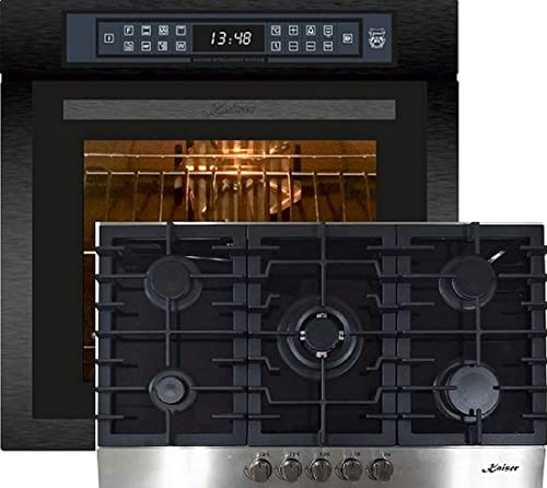 Kaiser Herd-Set 6306 RS + KCG 9386, Einbaubackofen,Edelstahl,79L 15 Fkt. Grill Air fryer Full Touch + Gaskochfeld Einbau Herd,Schwarz Glas, 3,8 KW WOK,Erdgas,Propangas Kaiser Herd-Set 6306 RS + KCG 9386, Einbaubackofen,Edelstahl,79L 15 Fkt. Grill Air fryer Full Touch + Gaskochfeld Einbau Herd,Schwarz Glas, 3,8 KW WOK,Erdgas,Propangas von Kaiser