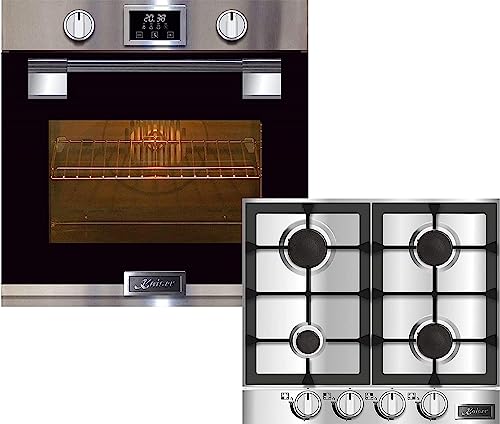 Kaiser Herdset Autark, Kaiser EH 6337 Einbaubackofen Elektrobackofen Pyrolyse-Selbstreinigung, 79L, 11 Funktionen,Intelligent Sysytem, Kaiser KG 6357 Gaskochfeld 60 cm 3,8 kW WOK, Erdgas oder Fl.Gas Kaiser Herdset Autark, Kaiser EH 6337 Einbaubackofen Elektrobackofen Pyrolyse-Selbstreinigung, 79L, 11 Funktionen,Intelligent Sysytem, Kaiser KG 6357 Gaskochfeld 60 cm 3,8 kW WOK, Erdgas oder Fl.Gas von Kaiser