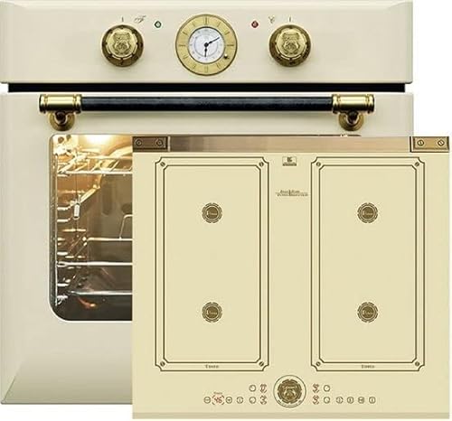 Kaiser Herdset Autark Einbaubackofen »EH 6432 ElfBE Eco+KCT 6745 ElfAD«, Retro Elektro, Autark, 68 L, Drehspieß, 10 Funktionen+Induktionskochfeld 60 cm,Kochfeld,Free Zone, Power Booster Kaiser Herdset Autark Einbaubackofen »EH 6432 ElfBE Eco+KCT 6745 ElfAD«, Retro Elektro, Autark, 68 L, Drehspieß, 10 Funktionen+Induktionskochfeld 60 cm,Kochfeld,Free Zone, Power Booster von Kaiser