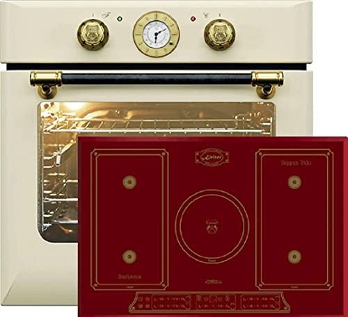 Kaiser Herdset EH 6432 ElfBE + KCT 7797 FI RotEm, Retro Einbau Backofen Elektro, Autark, 68 L, 10 Funktionen + Induktionskochfeld, 77cm, FREE ZONE, PowerBoost 4,3 KW, Rotes Glas Kaiser Herdset EH 6432 ElfBE + KCT 7797 FI RotEm, Retro Einbau Backofen Elektro, Autark, 68 L, 10 Funktionen + Induktionskochfeld, 77cm, FREE ZONE, PowerBoost 4,3 KW, Rotes Glas von Kaiser