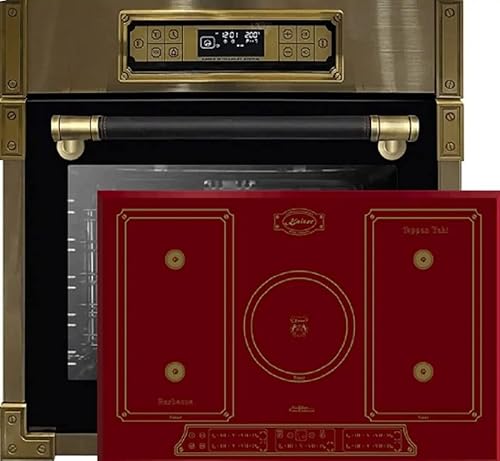 Kaiser Herdset EH 6726 AD + KCT 7797 RotEm, Retro Einbau Backofen 80L, Elektro Backofenset+Exklusives Retro Einbau Induktions Kochfeld 77 cm, Quick Heat, 5 Kochzonen, Power Boost, Rotes Glas Kaiser Herdset EH 6726 AD + KCT 7797 RotEm, Retro Einbau Backofen 80L, Elektro Backofenset+Exklusives Retro Einbau Induktions Kochfeld 77 cm, Quick Heat, 5 Kochzonen, Power Boost, Rotes Glas von Kaiser