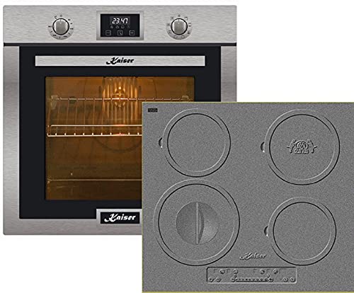 Kaiser Induktions Herd-Set EH 6323+KCT 6705 RI HERD, Edelstahl, Selbstreinigung, Elektro Backofen 79 L, 10 Funktionen,Pizzafunktion +Induktionskochfeld 60 cm/Autark/Drehspieß/Grill/Heißluft Kaiser Induktions Herd-Set EH 6323+KCT 6705 RI HERD, Edelstahl, Selbstreinigung, Elektro Backofen 79 L, 10 Funktionen,Pizzafunktion +Induktionskochfeld 60 cm/Autark/Drehspieß/Grill/Heißluft von Kaiser
