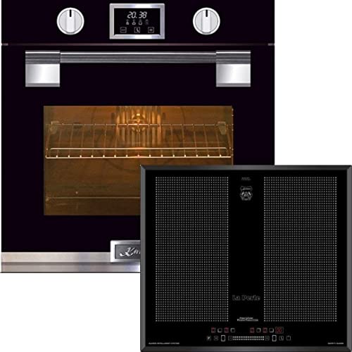 Kaiser Induktions Herd-Set EH 6338s + KCT 67 FIN La Perle, Einbau Backofen, 79L,Glastür mit SOFTCLOSE, 11 Funktionen,Heißluftsystem, Infrarotgrill, Bratautomatik + Einbau Herd Autark Funktionsdisplay von Kaiser