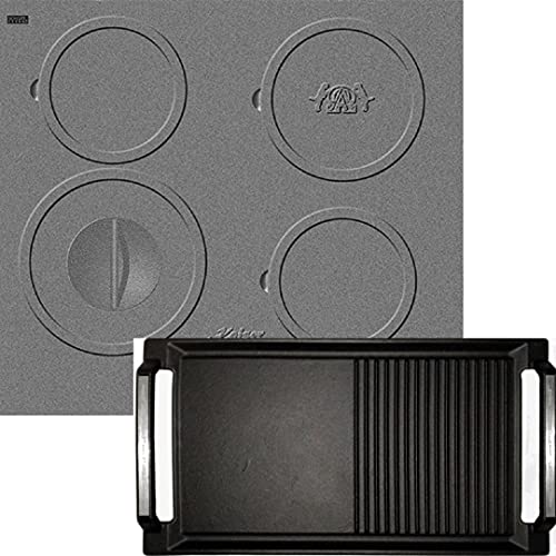 Kaiser Induktions-Kochfeld KCT 6705 I inkl. Grillplatte, Design des Gusseisen-Kochfeldes, Einbau Herd, 4 Kochzonen, ohne Rahmen Kaiser Induktions-Kochfeld KCT 6705 I inkl. Grillplatte, Design des Gusseisen-Kochfeldes, Einbau Herd, 4 Kochzonen, ohne Rahmen von Kaiser