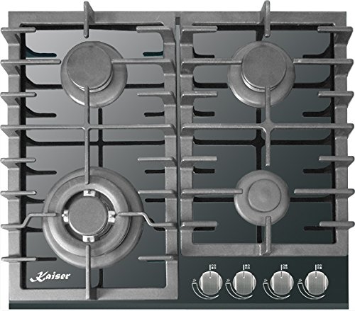 Kaiser KCG 6383 Gas Kochfeld 60cm, Autark,Kaiser Gaskochfeld,Gas auf Schwarzem Glas,Glaskeramik Gaskochfeld Einbau, Gasherd Einbau,3,8 kW Wok mit Adapter,4 flammig,Erdgas,Fl.Gas,UVP 549 EUR Kaiser KCG 6383 Gas Kochfeld 60cm, Autark,Kaiser Gaskochfeld,Gas auf Schwarzem Glas,Glaskeramik Gaskochfeld Einbau, Gasherd Einbau,3,8 kW Wok mit Adapter,4 flammig,Erdgas,Fl.Gas,UVP 549 EUR von Kaiser