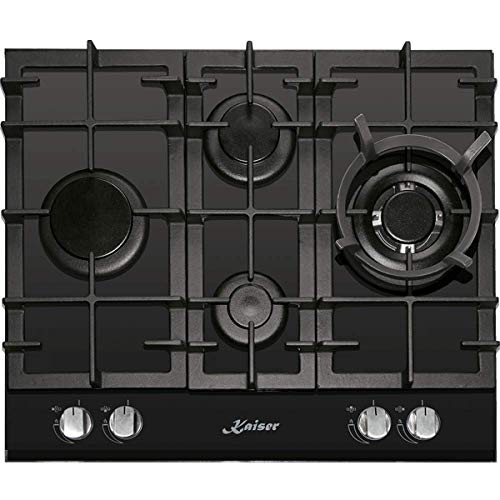 Kaiser KCG 6394 Turbo Romb/ Exklusives Gaskochfeld 60cm Autark/Kochfeld/Luxus Herstellers Kaiser/Gas auf Schwarzem Glas/Glaskeramik Gaskochfeld Einbau/4 Hochwertige Brenner/3,8 kW dreikreis Turbo-Brenner mit Wok- Adapter aus Gußeisen/Gas-kochstelle/Elektro/Gaskocher/Glas Schwarz/ Rahmen Inox mit Anti touch Effekt/Kochmulde/Erdgas und Propangas/UVP577 EUR Kaiser KCG 6394 Turbo Romb/ Exklusives Gaskochfeld 60cm Autark/Kochfeld/Luxus Herstellers Kaiser/Gas auf Schwarzem Glas/Glaskeramik Gaskochfeld Einbau/4 Hochwertige Brenner/3,8 kW dreikreis Turbo-Brenner mit Wok- Adapter aus Gußeisen/Gas-kochstelle/Elektro/Gaskocher/Glas Schwarz/ Rahmen Inox mit Anti touch Effekt/Kochmulde/Erdgas und Propangas/UVP577 EUR von Kaiser