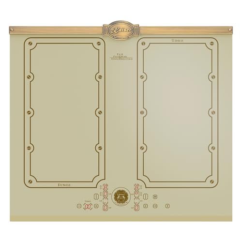 Kaiser KCT 6192 FI ElfEm Induktionskochfeld 60 cm • 8 Heizelemente: 4×2 Induktions-Kochzonen • FREE ZONE mit 2 FLEX Induktions Zonen • Elfenbein Keramik-Glas mit Antique Gold-Leiste Kaiser KCT 6192 FI ElfEm Induktionskochfeld 60 cm • 8 Heizelemente: 4×2 Induktions-Kochzonen • FREE ZONE mit 2 FLEX Induktions Zonen • Elfenbein Keramik-Glas mit Antique Gold-Leiste von Kaiser
