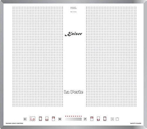 Kaiser KCT 67 FIW La Perle Flex Induktionskochfeld Autark 60cm / Kochfeld/Free Zone Induktion/Power Booster/4 Kochzonen/Touch Control/Glaskeramik Kochfeld/Weißes Glas, Facette/UVP 1162 EUR von Kaiser
