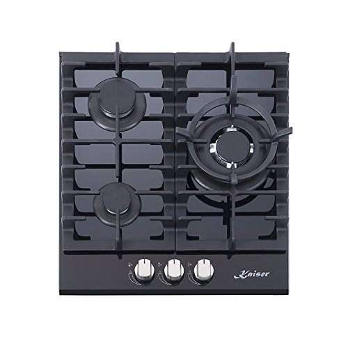 Kaiser Kochfeld 45cm Autark/Gaskochfeld/Gas auf Schwarzem Glas/Glaskeramik Gaskochfeld Einbau/3 Hochwertige Brenner/3,8 kW WOK Brenner/Gas-kochstelle/Elektro/Gaskocher/Kochmulde/Erdgas und Propangas Kaiser Kochfeld 45cm Autark/Gaskochfeld/Gas auf Schwarzem Glas/Glaskeramik Gaskochfeld Einbau/3 Hochwertige Brenner/3,8 kW WOK Brenner/Gas-kochstelle/Elektro/Gaskocher/Kochmulde/Erdgas und Propangas von Kaiser