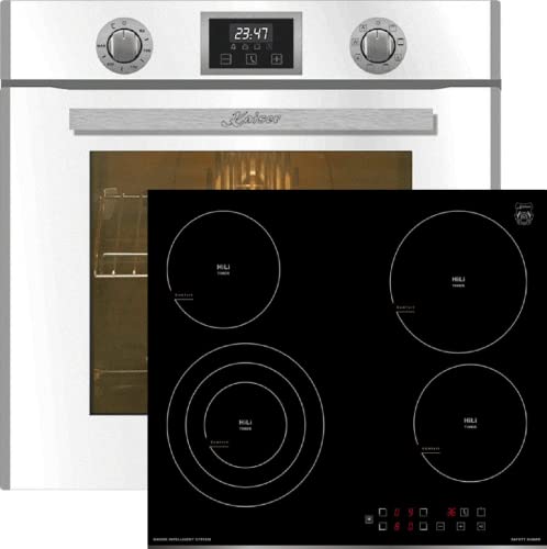 Kaiser Küchengeräte Backofen-Set EH 6326 W+KCT 6703 F, Elektro Einbau Backofen, Autark, 79L, 10 Funktionen+Schwarzes Glaskeramik Einbau Kochfeld, Schwarzes Glas ohne Rahmen, Hi-light Kaiser Küchengeräte Backofen-Set EH 6326 W+KCT 6703 F, Elektro Einbau Backofen, Autark, 79L, 10 Funktionen+Schwarzes Glaskeramik Einbau Kochfeld, Schwarzes Glas ohne Rahmen, Hi-light von Kaiser