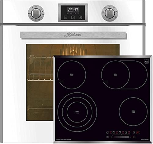 Kaiser Küchengeräte Elektro-Herd-Set EH 6326 W + KCT 6715 F, Elektro Einbau Backofen, Autark, 79L, 10 Funktionen + Schwarzes Glaskeramik Einbau Kochfeld 60 cm, 4 Kochzonen Kaiser Küchengeräte Elektro-Herd-Set EH 6326 W + KCT 6715 F, Elektro Einbau Backofen, Autark, 79L, 10 Funktionen + Schwarzes Glaskeramik Einbau Kochfeld 60 cm, 4 Kochzonen von Kaiser