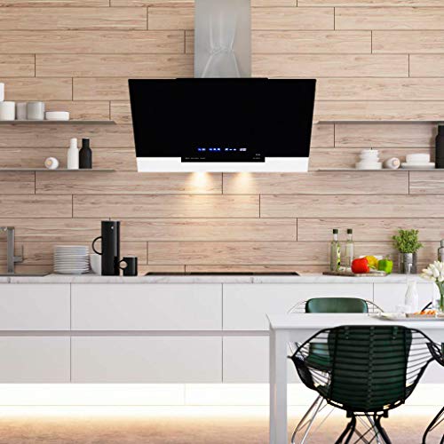 Kaiser Premium AT 8438 F ECO Dunstabzugshaube 80cm kopffrei, Edelstahl Schwarz Glas, Wandhaube,Dunstabzug,TouchControl, LED Display,Abzugshaube, 910m³/h, Ablufthaube,Umlufthaube,unkl.Umluftset Kaiser Premium AT 8438 F ECO Dunstabzugshaube 80cm kopffrei, Edelstahl Schwarz Glas, Wandhaube,Dunstabzug,TouchControl, LED Display,Abzugshaube, 910m³/h, Ablufthaube,Umlufthaube,unkl.Umluftset von Kaiser